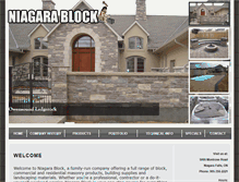 Tablet Screenshot of niagarablock.com